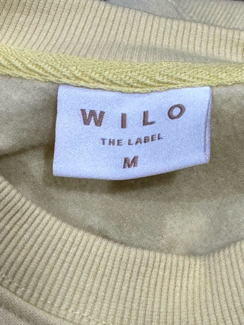 Wilo the Label Wellness Club Yellow Bubble Crewneck Sweatshirt Women’s Medium - Picture 4 of 5